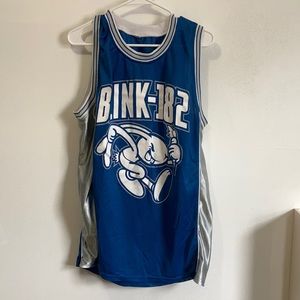 Blink 182 Basketball Jersey Band Tee